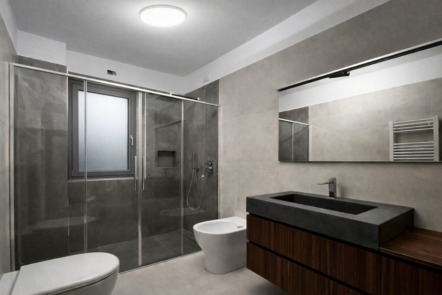 Ristrutturazione bagno a Chiaravalle — box doccia e sanitari moderni Fratelli Venturi