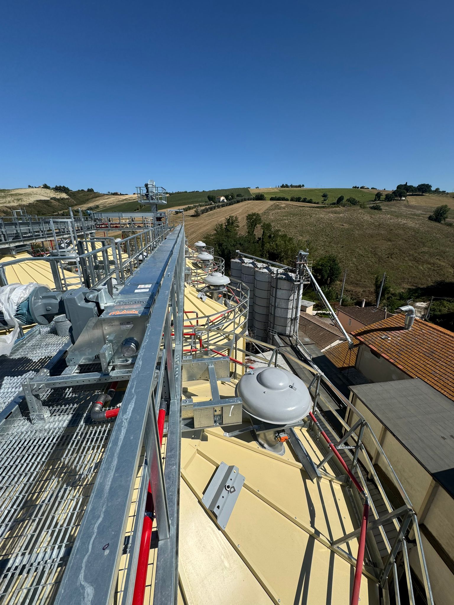 Raccordi a pressare Viega Megapress impianto antincendio silos Barbara &mdash; Fratelli Venturi 2025
