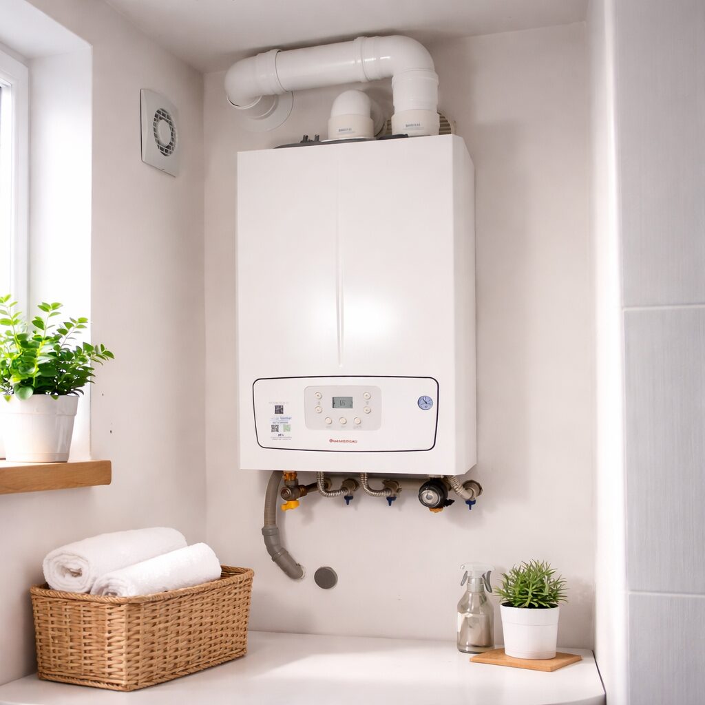 Installazione caldaia Immergas a Barbara (AN) — Fratelli Venturi